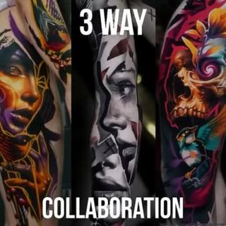 Realism collaborative sleeve tattoo by @sirtattooart