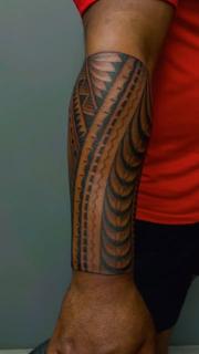 Polynesian polynesian patterns tattoo by @ilovetattooing