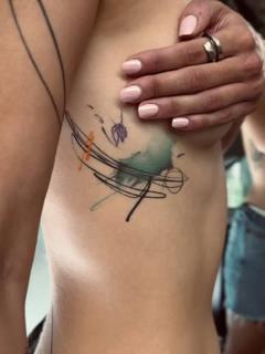 Abstract abstract design tattoo by @tease_84