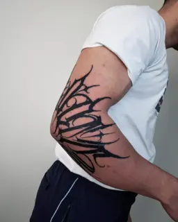 Tribal tribal design tattoo by @eliotdivision