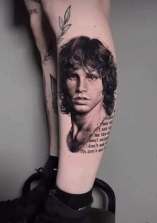 Realism realistic portrait tattoo by @erlindi_tattoo