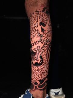 Japanese japanese dragon tattoo by @jacoby_tattoo