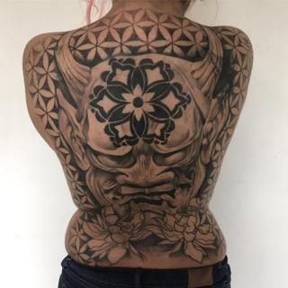 Japanese japanese demon tattoo by @jaimikotattoo