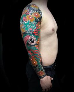 Japanese japanese dragon tattoo by @jess_martucci