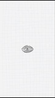 Fine line geometric eye tattoo by @joelclementstattoo