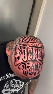 Lettering lettering tattoo by @kingsley_hayward