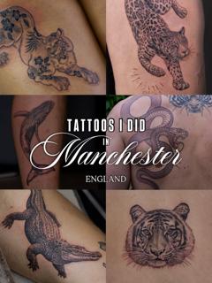 Realism tiger head tattoo by @lozzarachtattooer