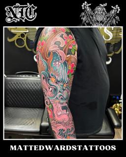 Japanese japanese dragon tattoo by @mattedwardstattoos