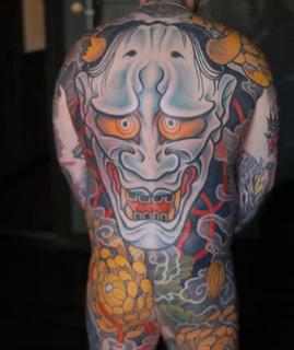 Japanese japanese demon tattoo by @max_wood_art