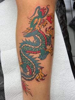 Japanese japanese dragon tattoo by @mitchmicallef