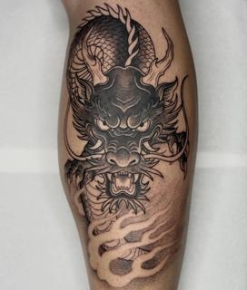 Japanese japanese dragon tattoo by @ayp.nia