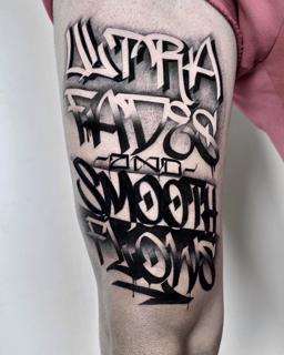 Lettering graffiti lettering tattoo by @lune82er