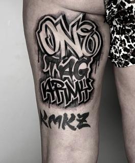 Graffiti graffiti lettering tattoo by @lune82er