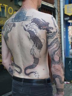 Japanese dragon tattoo by @suzetattoos