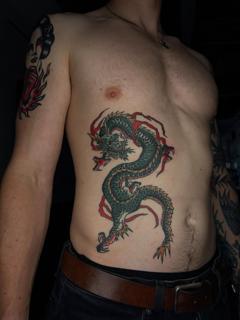Japanese japanese dragon tattoo by @tattoosbynunes