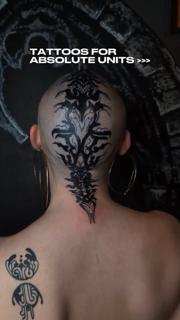 Blackwork ornamental pattern tattoo by @grit_ur_teeth