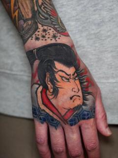 Japanese japanese warrior tattoo by @horiyotatt