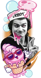 Scoops Ahoy Steve Harrington by @lonhometattoo