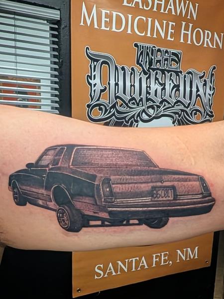 Realism car tattoo by @_lashawnrose