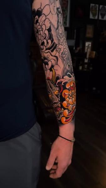 Japanese japanese dragon tattoo by @ao.tattoos