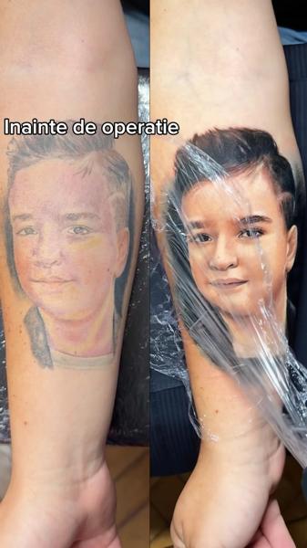 Realism portrait tattoo by @artgambler