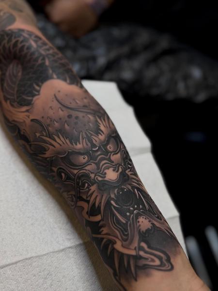 Japanese japanese dragon tattoo by @chrishenriksen