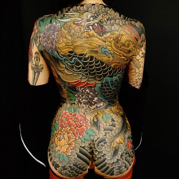 Japanese japanese dragon tattoo by @damienrodriguez