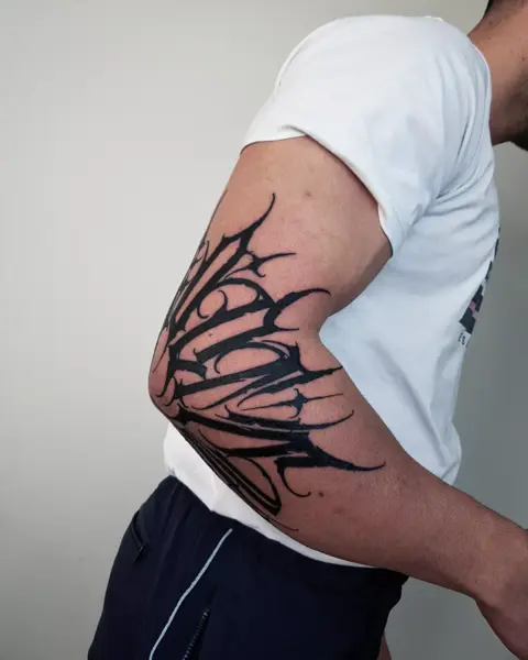 Tribal tribal design tattoo by @eliotdivision