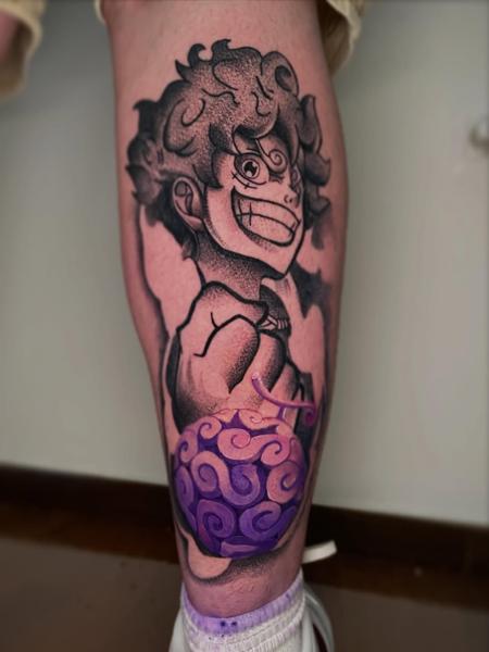 Anime anime character tattoo by @tsok3rl