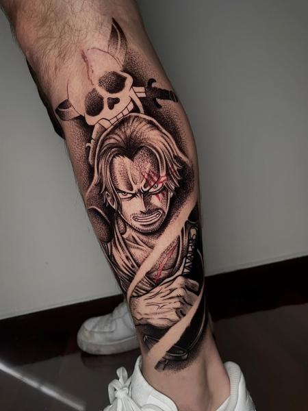 Anime anime character tattoo by @tsok3rl