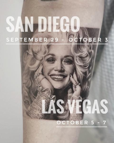 Realism portrait tattoo by @goldy_z