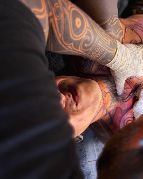 Tribal tribal pattern tattoo by @hanumantra