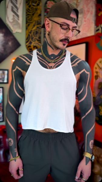 Blackwork geometric patterns tattoo by @hanumantra
