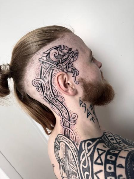 Celtic celtic knot tattoo by @harrisonb_tattoos