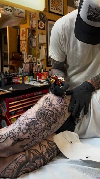 Japanese japanese dragon tattoo by @iamthecobra
