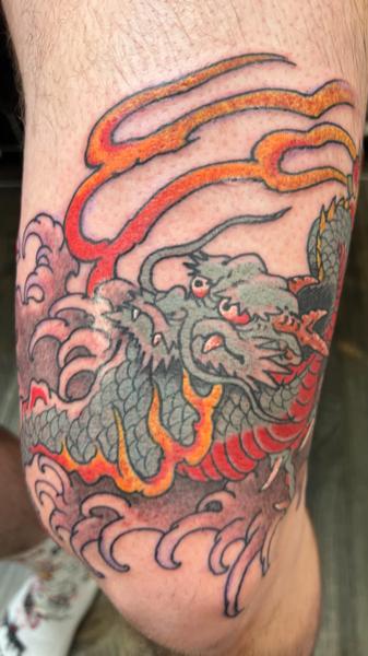 Japanese japanese dragon tattoo by @iamthecobra