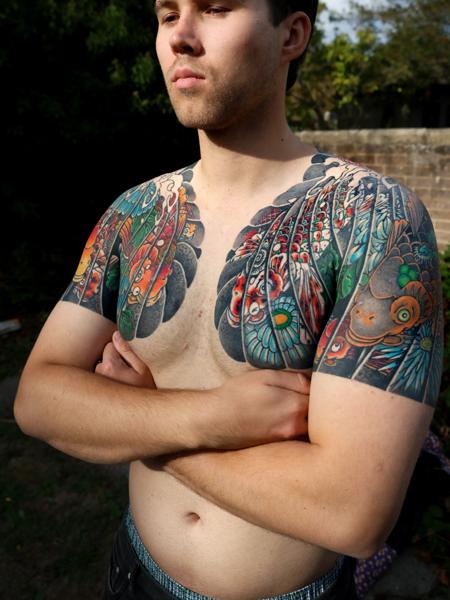 Japanese koi fish tattoo by @imzunii_irezumi