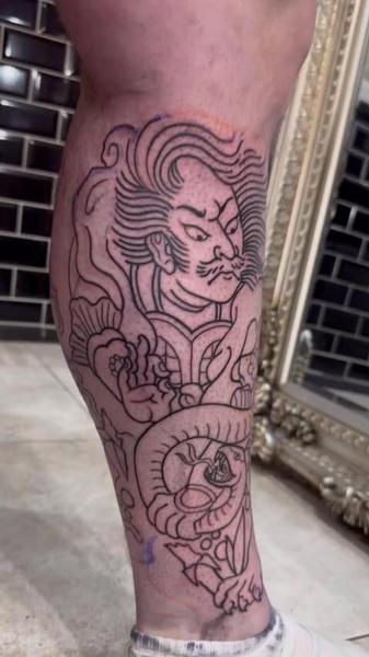 Japanese japanese warrior tattoo by @jimoddity