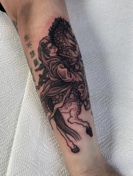 Japanese japanese horseman tattoo by @callmenighthawkk