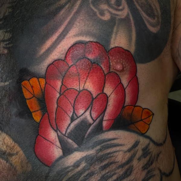 Japanese japanese flower tattoo by @jammersink