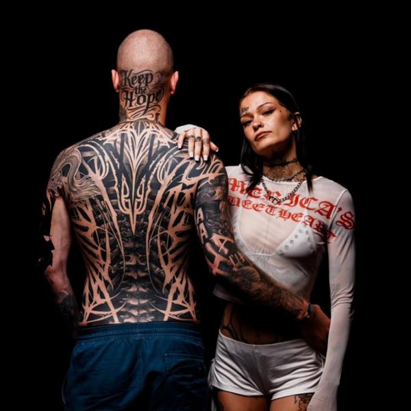 Tribal tribal backpiece tattoo by @kalu_ink