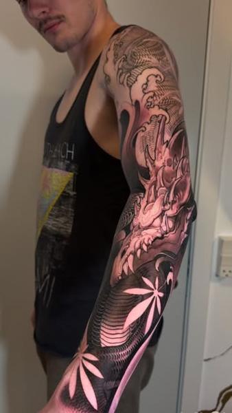 Japanese japanese dragon tattoo by @kennipoke