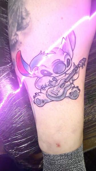 Cartoon cartoon character tattoo by @korneltattoo