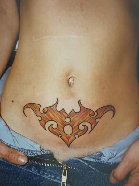 Tribal tribal design tattoo by @lalhardy