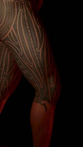 Ornamental ornamental pattern tattoo by @lance_ngata
