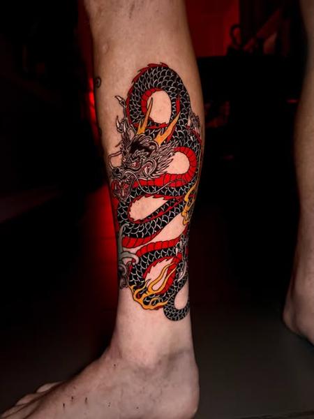 Japanese japanese dragon tattoo by @manic.tatts