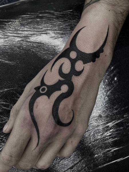 Tribal tribal design tattoo by @nerilink