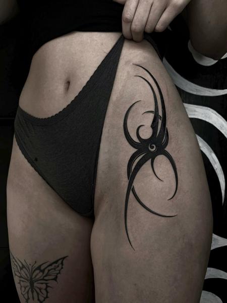 Tribal tribal design tattoo by @nerilink
