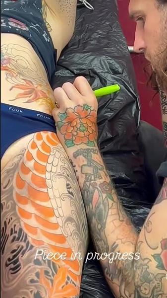 Japanese japanese koi tattoo by @matt.ono.tattoo