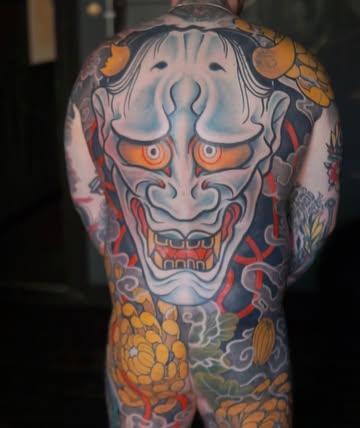 Japanese japanese demon tattoo by @max_wood_art